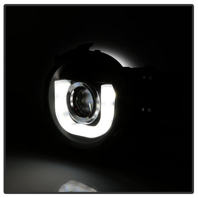 3D DRL LED Black Projector Headlights <br>07-14 Toyota FJ Cruiser