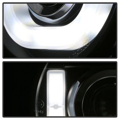 3D DRL LED Black Projector Headlights <br>07-14 Toyota FJ Cruiser