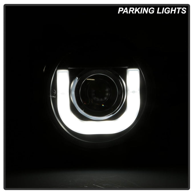 3D DRL LED Black Projector Headlights <br>07-14 Toyota FJ Cruiser