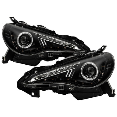 CCFL Halo Black DRL LED Projector Headlights <br>13-16 Scion FR-S 17-19 Toyota 86