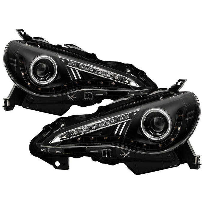 CCFL Halo Black DRL LED Projector Headlights <br>13-16 Scion FR-S 17-19 Toyota 86