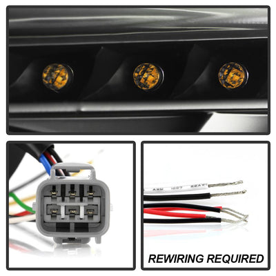 DRL LED Black Projector Headlights <br>13-16 Scion FR-S 17-19 Toyota 86