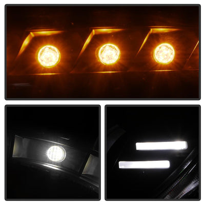 DRL LED Black Projector Headlights <br>13-16 Scion FR-S 17-19 Toyota 86