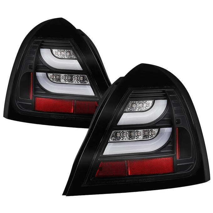 Black LED Tail Lights <br>04-08 Pontiac Grand Prix
