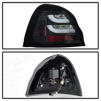 Black LED Tail Lights <br>04-08 Pontiac Grand Prix