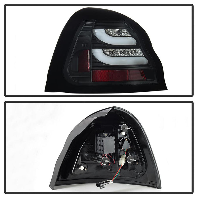 Black LED Tail Lights <br>04-08 Pontiac Grand Prix