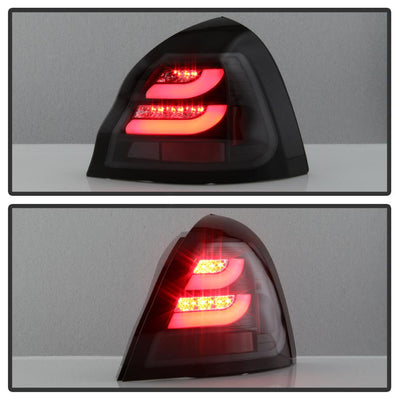Black LED Tail Lights <br>04-08 Pontiac Grand Prix