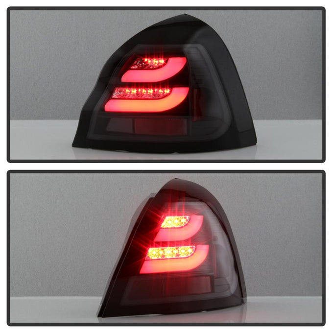 Black LED Tail Lights <br>04-08 Pontiac Grand Prix
