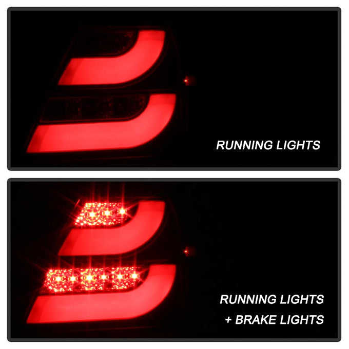 Black LED Tail Lights <br>04-08 Pontiac Grand Prix