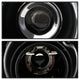 LED DRL Black Projector Headlights <br>05-10 Chrysler 300