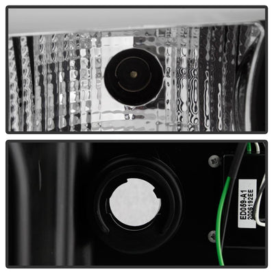 LED DRL Black Projector Headlights <br>05-10 Chrysler 300