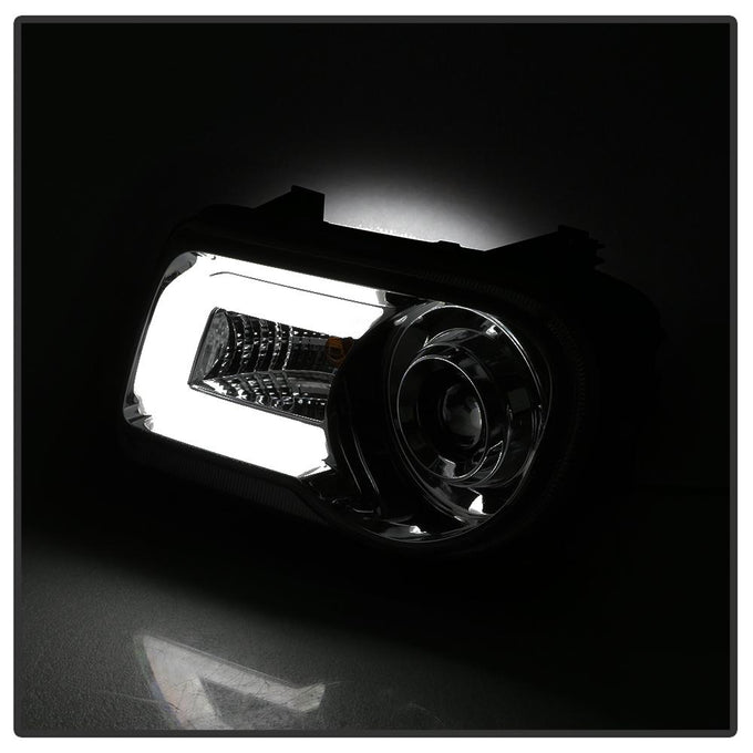 LED DRL Smoke Projector Headlights <br>05-10 Chrysler 300