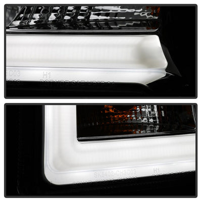 LED DRL Smoke Projector Headlights <br>05-10 Chrysler 300