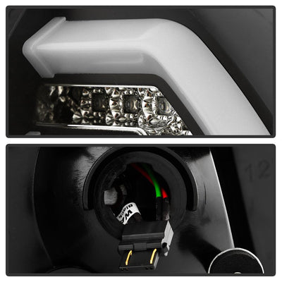 Black LED Tail Lights <br>06-13 Chevrolet Impala 14-16 Chevrolet Impala Limited