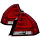 Red Clear LED Tail Lights <br>06-13 Chevrolet Impala 14-16 Chevrolet Impala Limited