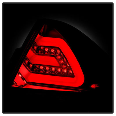 Red Clear LED Tail Lights <br>06-13 Chevrolet Impala 14-16 Chevrolet Impala Limited