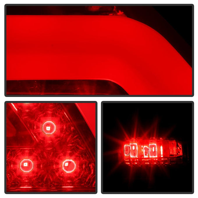 Red Clear LED Tail Lights <br>06-13 Chevrolet Impala 14-16 Chevrolet Impala Limited