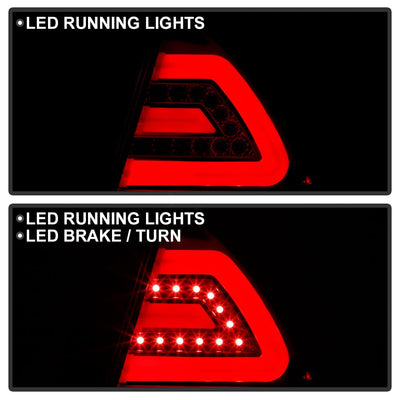 Red Clear LED Tail Lights <br>06-13 Chevrolet Impala 14-16 Chevrolet Impala Limited