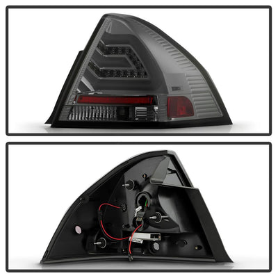 Smoke LED Tail Lights <br>06-13 Chevrolet Impala 14-16 Chevrolet Impala Limited