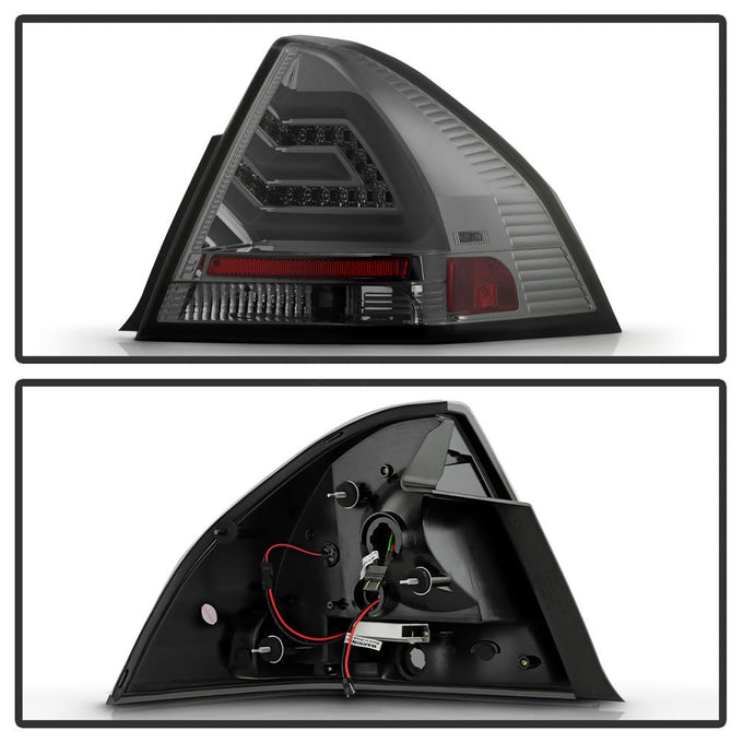 Smoke LED Tail Lights <br>06-13 Chevrolet Impala 14-16 Chevrolet Impala Limited