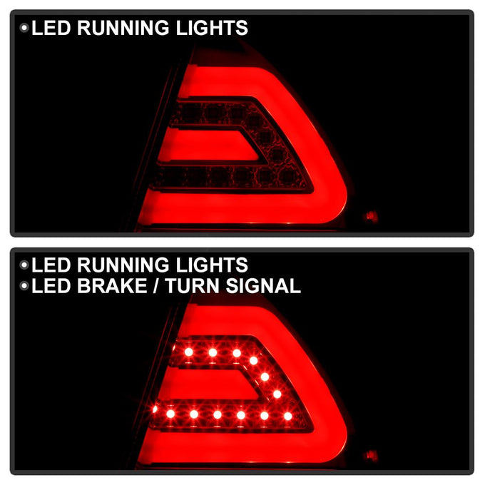 Smoke LED Tail Lights <br>06-13 Chevrolet Impala 14-16 Chevrolet Impala Limited