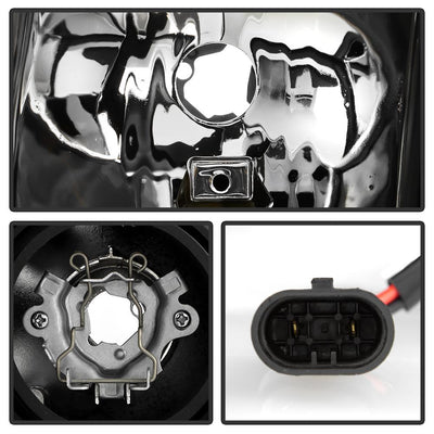 Light Bar DRL Black Projector Headlights <br>12-14 Honda Civic