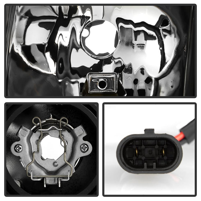 Light Bar DRL Black Projector Headlights <br>12-14 Honda Civic