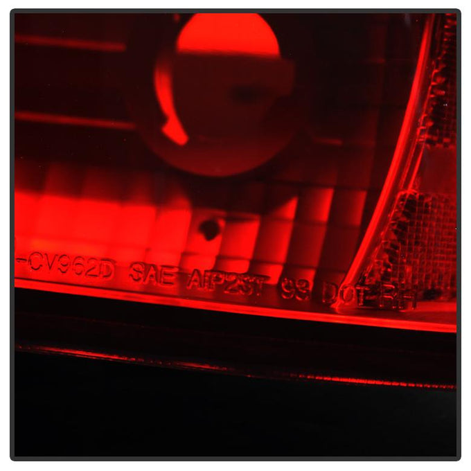 Red Smoke Crystal Tail Lights <br>96-00 Honda Civic
