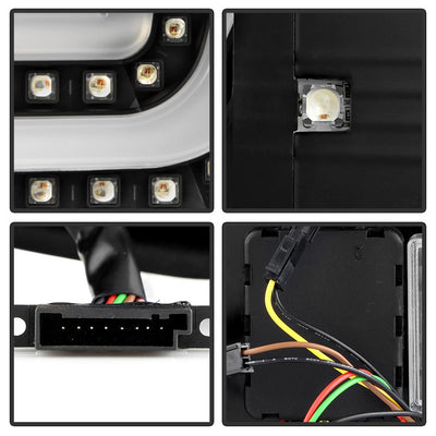 Black LED Tail Lights <br>04-06 BMW 325Ci 330Ci M3