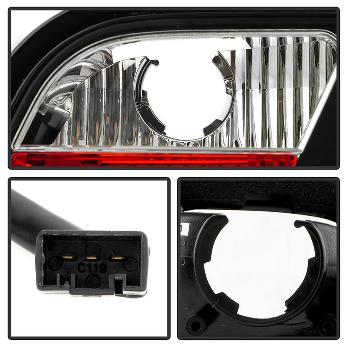 Black LED Tail Lights <br>04-06 BMW 325Ci 330Ci M3