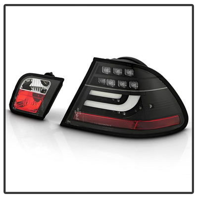 Black LED Tail Lights <br>04-06 BMW 325Ci 330Ci M3