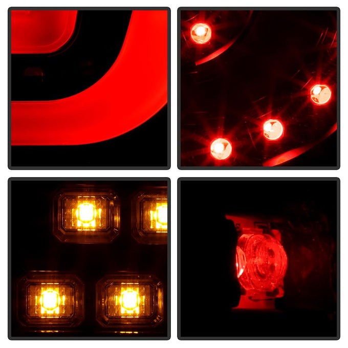 Black LED Tail Lights <br>04-06 BMW 325Ci 330Ci M3