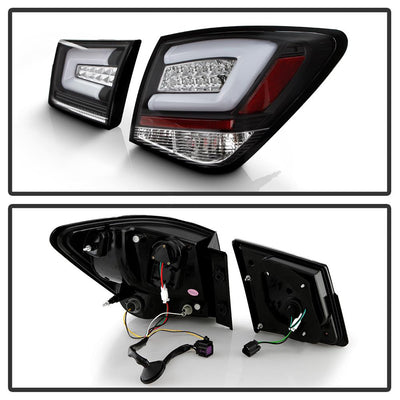 Black LED Tail Lights <br>11-15 Chevrolet Cruze 16 Chevrolet Cruze Limited