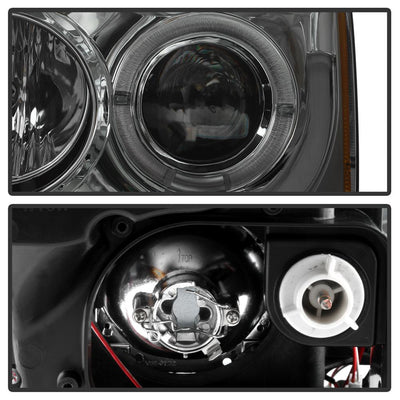 Light Tube DRL Smoke LED Halo Projector Headlights <br>10-12 Nissan Altima
