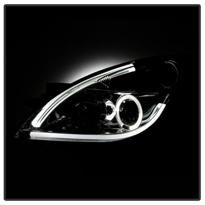 Light Tube DRL Smoke LED Halo Projector Headlights <br>10-12 Nissan Altima
