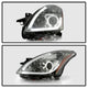 Light Tube DRL Smoke LED Halo Projector Headlights <br>10-12 Nissan Altima