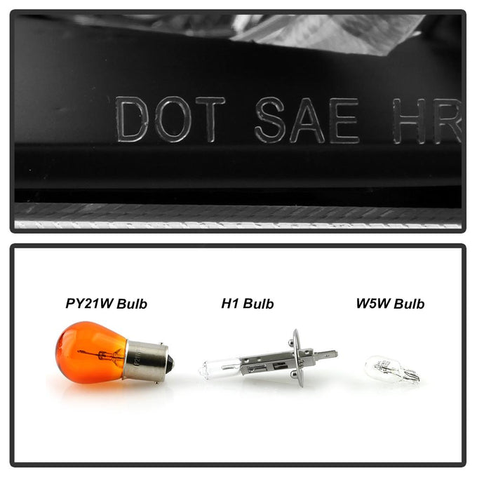 LED Halo Black Projector Headlights <br>04-06 BMW 325Ci 330Ci M3