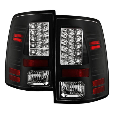 Black LED Tail Lights <br>13-18 Ram 2500 3500 1500
