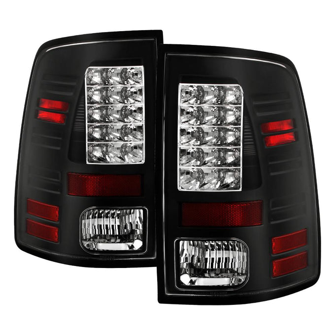 Black LED Tail Lights <br>13-18 Ram 2500 3500 1500