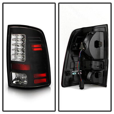 Black LED Tail Lights <br>13-18 Ram 2500 3500 1500