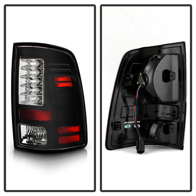Black LED Tail Lights <br>13-18 Ram 2500 3500 1500