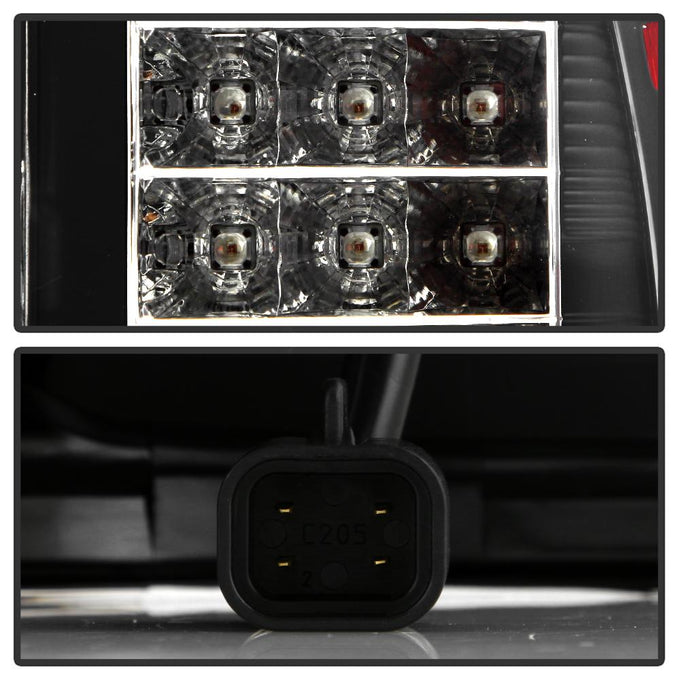Black LED Tail Lights <br>13-18 Ram 2500 3500 1500
