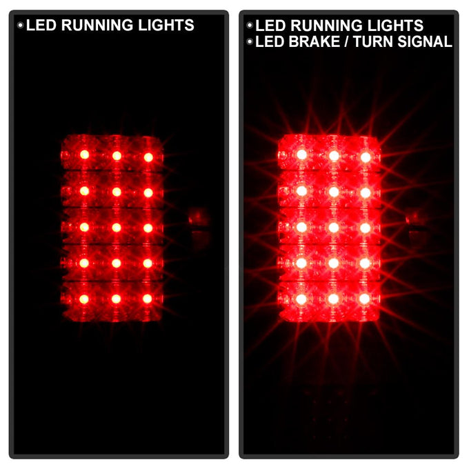 Black LED Tail Lights <br>13-18 Ram 2500 3500 1500