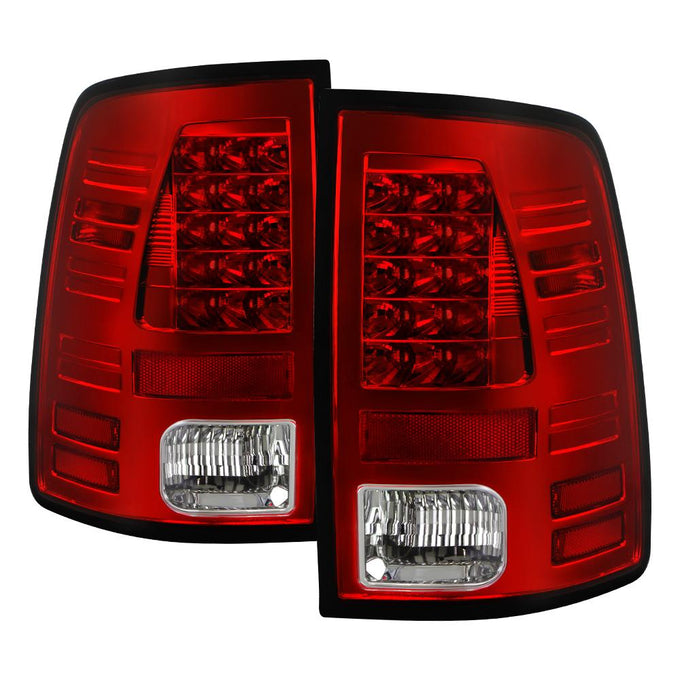 Red Clear LED Tail Lights <br>13-18 Ram 2500 3500 1500