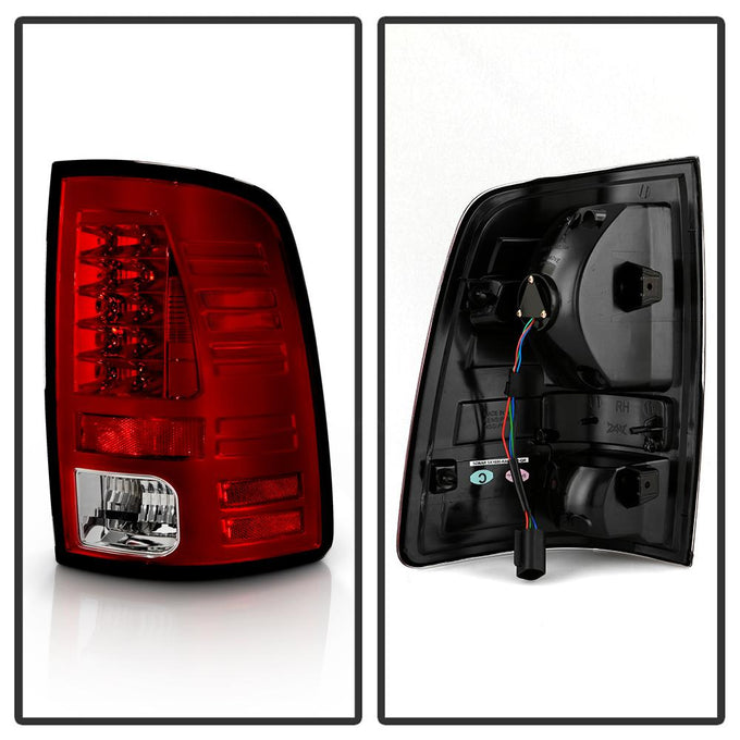Red Clear LED Tail Lights <br>13-18 Ram 2500 3500 1500