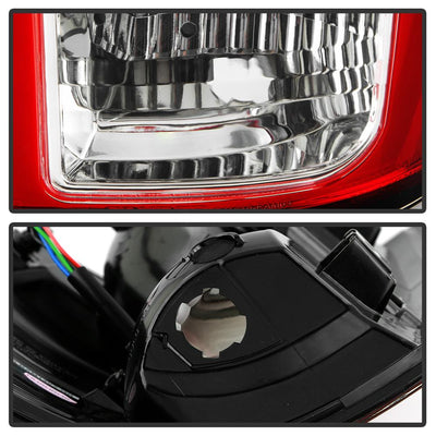 Red Clear LED Tail Lights <br>13-18 Ram 2500 3500 1500