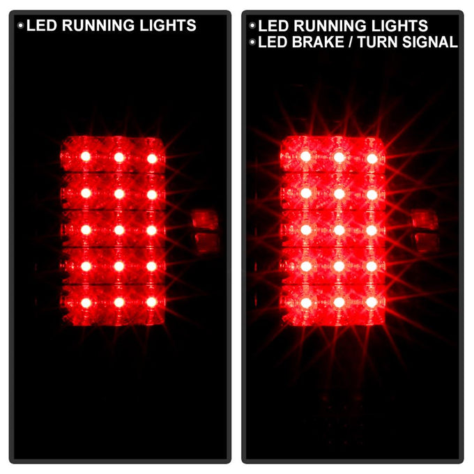 Red Clear LED Tail Lights <br>13-18 Ram 2500 3500 1500