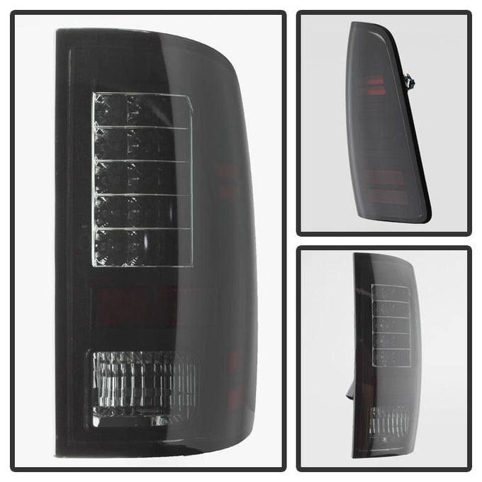 Black Smoke LED Tail Lights <br>13-18 Ram 2500 3500 1500