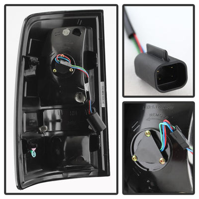 Black Smoke LED Tail Lights <br>13-18 Ram 2500 3500 1500
