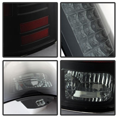Black Smoke LED Tail Lights <br>13-18 Ram 2500 3500 1500